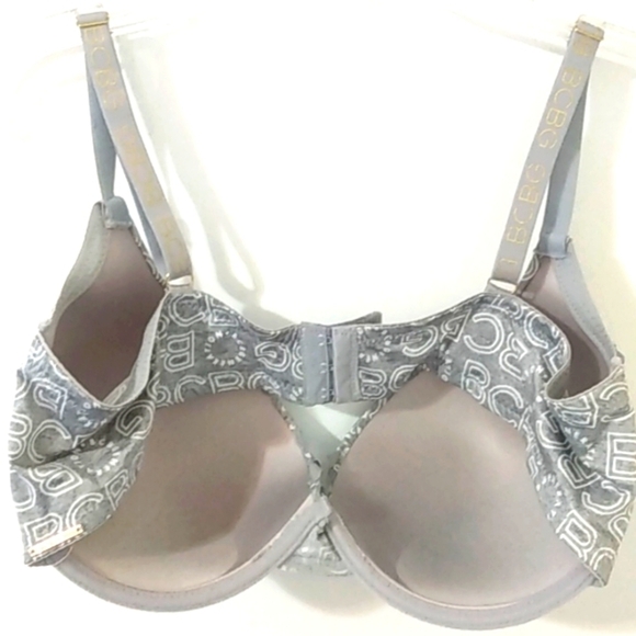 108 BCBGeneration GRAY & WHITE LITE LIFT FLAWLESS FIT BRA SIZE 40DD NWOT - Picture 2 of 5